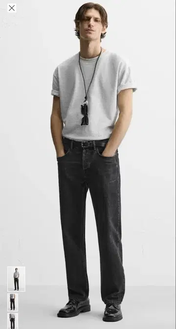 ZARA 스트레이트 핏 청바지