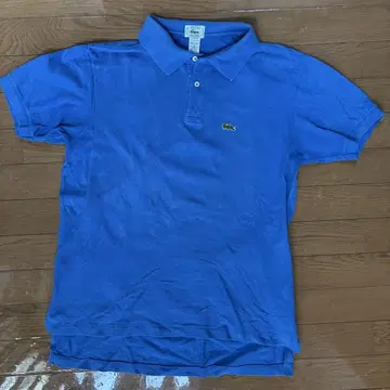 [레어] IZOD LACOSTE 파랑 피케 셔츠 100% 코튼
