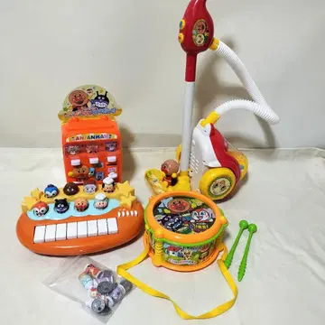 호빵맨 완구 세트 청소기 자판기 피아노 북 묶음 판매