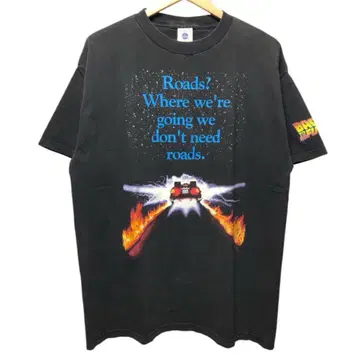 90s Back to the Future 티셔츠 XL