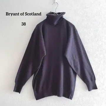 Bryant of Scotland 캐시미어 100% 터틀넥 스웨터