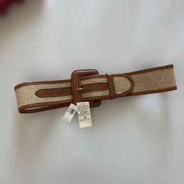 바나리파 브라운 베이지 캐주얼 벨트