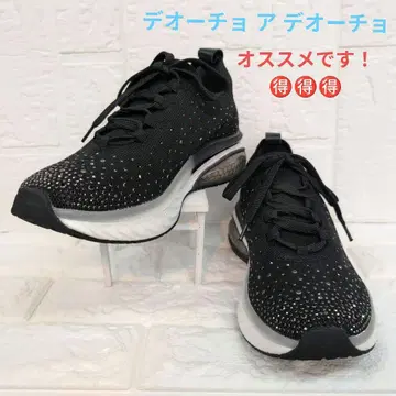 데오초 아 데오초 메쉬 스팽글 스니커즈 24.5cm