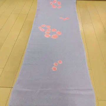 순수 실크 꽃무늬 옷감