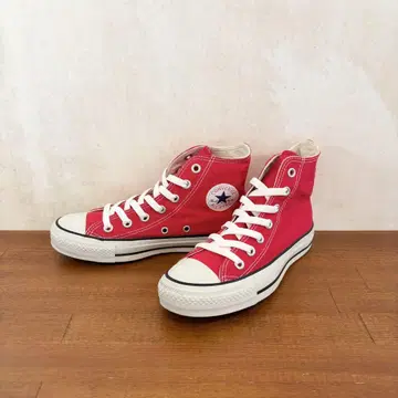 새상품급 컨버스 올스타 22.5cm 빨간색 캔버스