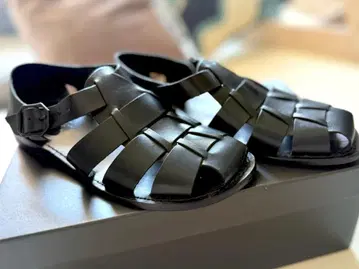 [ Eder Shoes 에더 슈즈 ] 가죽 샌들 27cm 이탈리아제