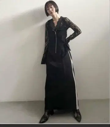 ameri SIDE MARBELT LADY LIKE DRES