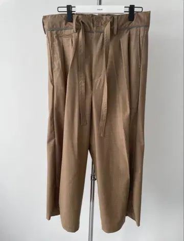 라이트 브라운 한정판 sillage 하카마 pants