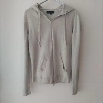 JOHN SMEDLEY 후드 부착 후드티 라이트 그레이