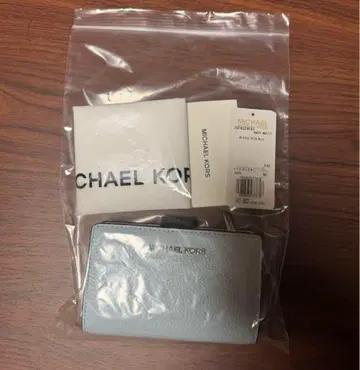 MICHAEL KORS 접이식 지갑 라이트 블루