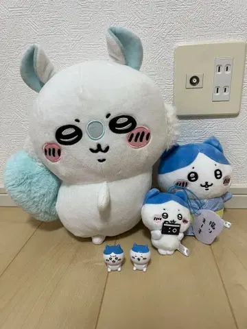 치이카와 (먼작귀) 하치와레 & 모몽가 봉제 인형 마스코트 피규어