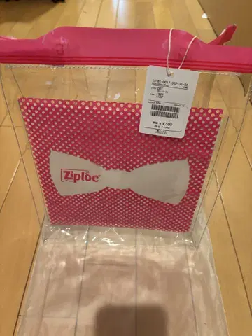 [새상품] BEAMS 빔즈 Ziploc 지퍼락 콜라보 토트백 L
