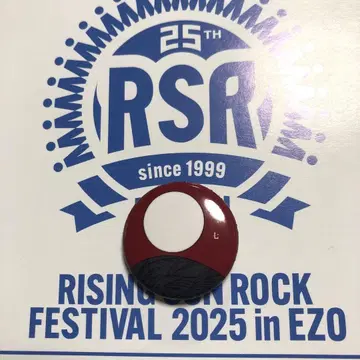 시이나 링고 라이징 선 캔뱃지 RSR2025 RSR 2개 세트
