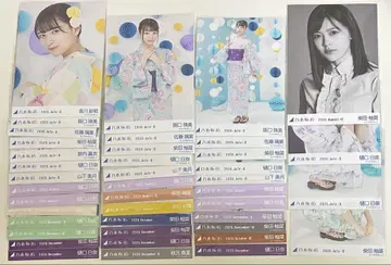 노기자카46 브로마이드 묶음 판매 2020년 2 7월 ~ 12월