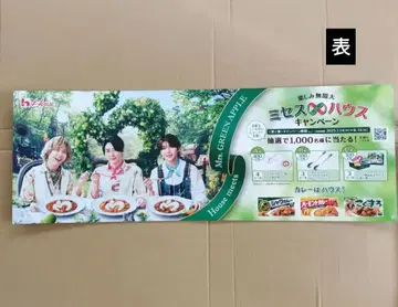 하우스 카레 Mrs. GREEN APPLE 판촉물 보드 포스터