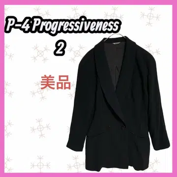 새상품급 [P-4 Progressiveness] 노카라 더블 자켓