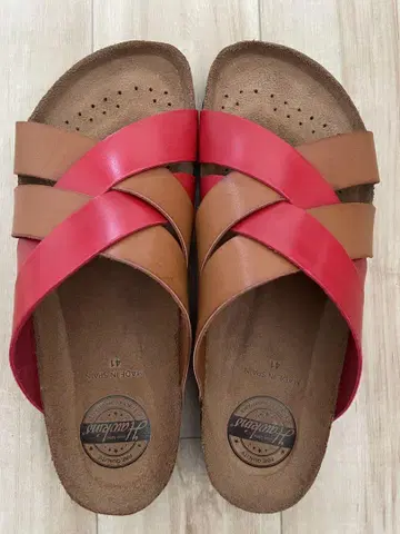 HAWKINS 호킨스 샌들 25.5~26 코모 RED/BROWN
