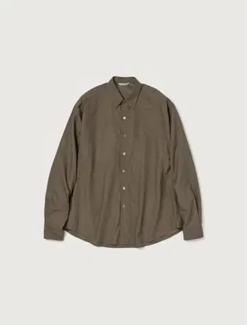 AURALEE 오라리 WASHED FINX TWILL BIG SHIRT