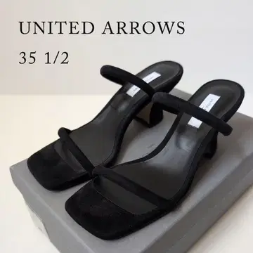 유나이티드 애로우즈 UNITED ARROWS 블랙 샌들 35 1/2