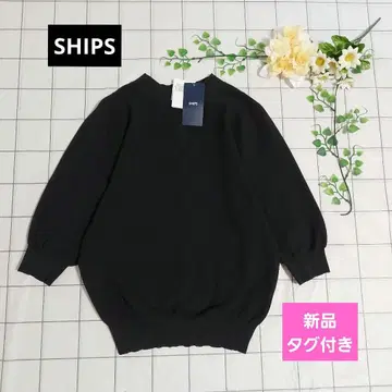 SHIPS 워셔블 오부 소매 니트