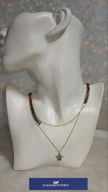 정품 레어 레이어드 스와로브스키 SWAROVSKI 이집트