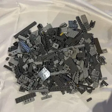 LEGO 그레이 블록 부품 다수