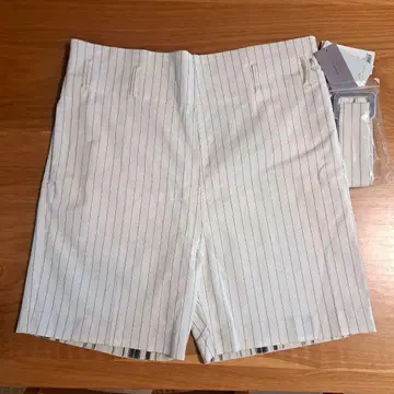 새상품 MOUSSY 엠언더바 스트라이프 숏팬츠 벨트 포함