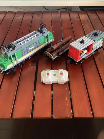 LEGO 60198 화물 열차 차량 3량만