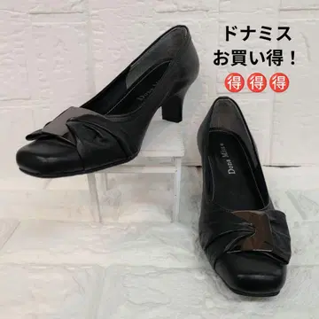 Dona Maria 엘레강트 블랙 펌프스 22.5cm