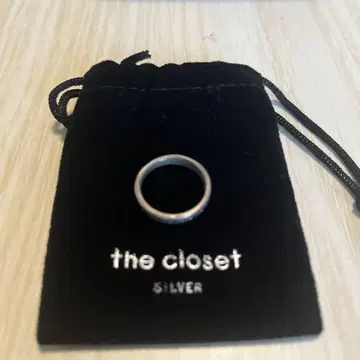 the closet 실버 925 반지