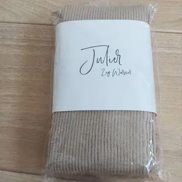 미사용 새상품 Julier 롱 레그 워머 라이트 브라운