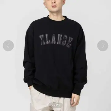 XLARGE 로고 맨투맨