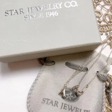 STAR JEWELRY 실버 드롭 목걸이 925