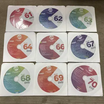 ZUMBA DVD volume 61~70 9장 세트