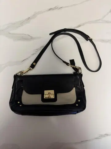 BARDOT ROSE 숄더백 블랙과 베이지