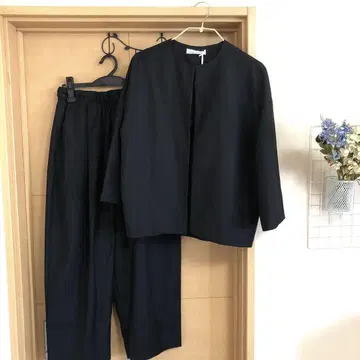 워셔블 셋업 블랙 S.T CLOSET