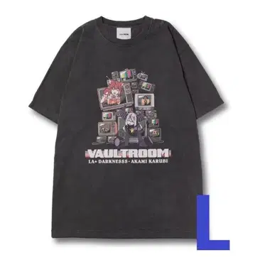 vaultroom VR x LAPKARU TEE / CHARCOAL