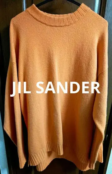 JIL SANDER 니트 정품 구매품 울 이탈리아제 오렌지