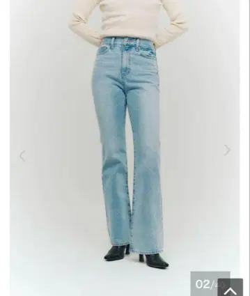 Vicente STANDARD 100 플레어 롱 데님