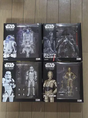 STAR WARS REVO 피규어 4개 세트