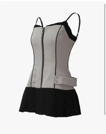 theredthread S ribbon dress pleats