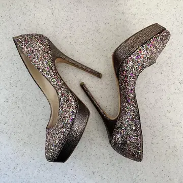Jimmy Choo 지미추 글리터 펌프스 37