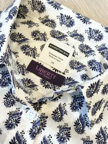 가마쿠라 셔츠 LIBERTY 리버티 긴팔 셔츠 36