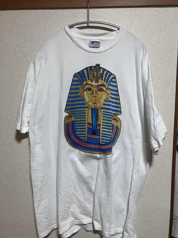 90s 구제 빈티지 티셔츠 디스커버리 채널 투탕카멘