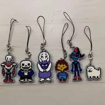 언더테일 Undertale 스트랩 6개 세트