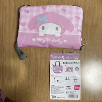 My Melody 접이식 보냉보온 에코백 핑크