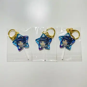 캔디풍 아크릴 키링 부챠라티