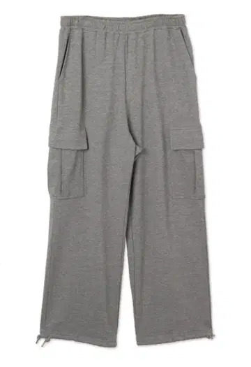 Wide cargo sweatpants Gray