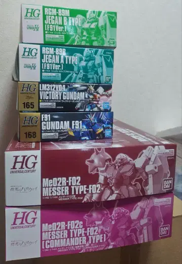 건담 프라모델 HG 6개 묶음 판매, 덤 포함