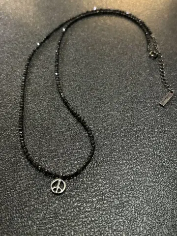 리튬 옴므 LITHIUM HOMME 오닉스 목걸이 피스마크